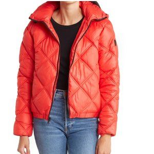 NWT Kenneth Cole New York Hooded Puffer Jacket